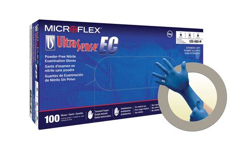 MICROFLEX Disposable Gloves: Food-Grade/Gen Purpose, 4 mil, Powder-Free ...