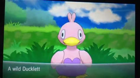 Pokemon X and y Shiny ducklett - YouTube