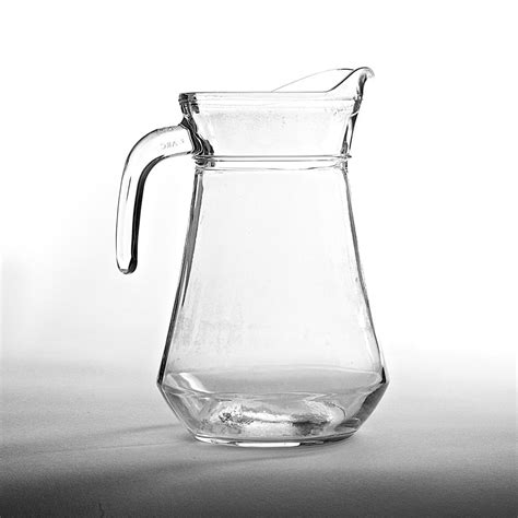 Water Jug Glass 1ltr | Select Hire | Cater Hire | Party Hire Specialists