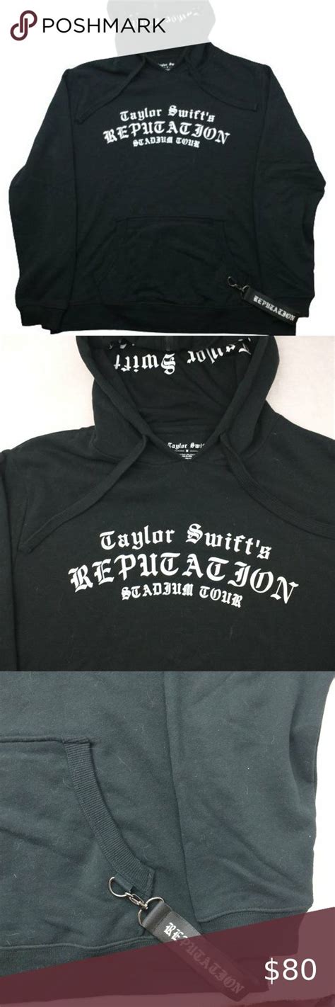 Taylor Swift Medium Reputation Hoodie Stadium Tour Concert Sweatshirt in 2022 | Sweatshirts ...