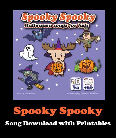 Spooky Spooky Song Download with Printables: Songs for Teaching® Educational Children's Music