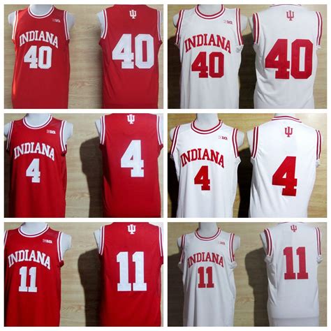 2019 Indiana Hoosiers College Basketball Jerseys 11 Isiah Thomas 4 ...