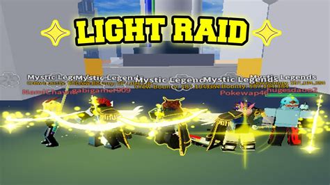 Light Raid Showcase | Blox Fruits Roblox - YouTube