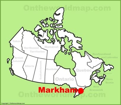 Markham Map | Ontario, Canada | Detailed Maps of Markham