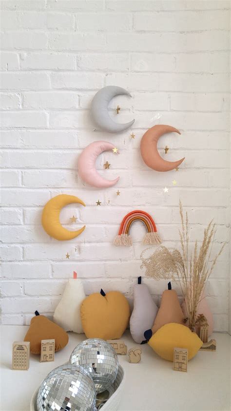 Moon Wall Nursery Decor Magical Theme Nursery Moon Space - Etsy