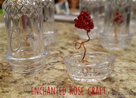 DIY Enchanted Rose in a Jar craft - Lovebugs and Postcards