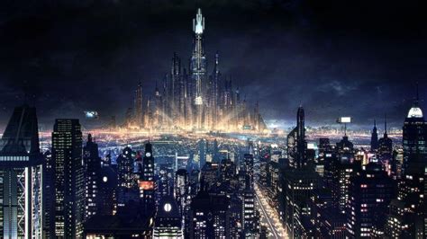 Futuristic City At Night Wallpapers - Wallpaper Cave