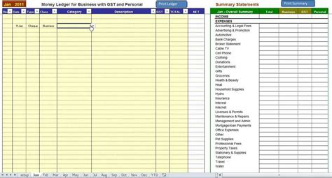 Basic Accounting Template For Small Business Spreadsheet Templates for Busines basic accounting ...