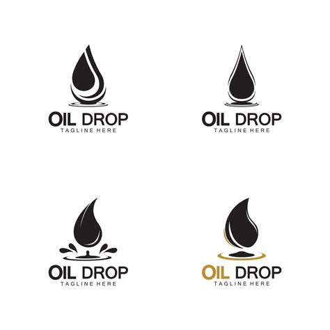 Oil drop logo vector illustration design 2495811 Vector Art at Vecteezy