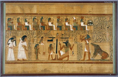 Book of the Dead of Ani, Sheet 3, Egypt, 19th Dynasty | The British ...