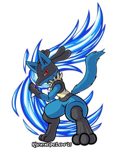 Lucario Aura Sphere Drawings