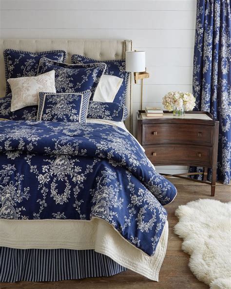 Sherry Kline Home Country Toile Bedding & Matching Items in 2021 | Toile bedding, Blue and white ...