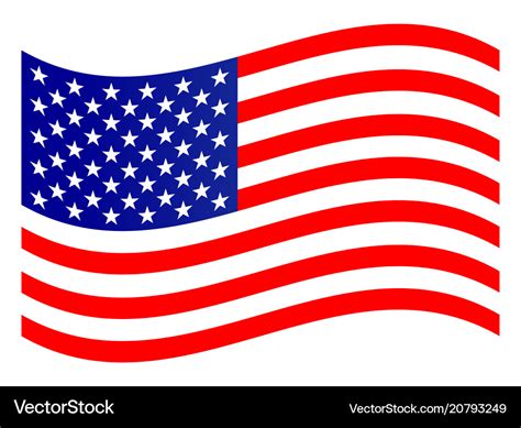 Usa flag Royalty Free Vector Image - VectorStock