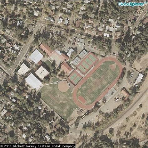 Aerial view of Placer High School | Sierra nevada mountains, Auburn california, Aerial view