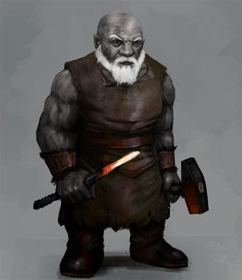 Duergar smith by Steve Bellshaw : r/ImaginaryDwarves