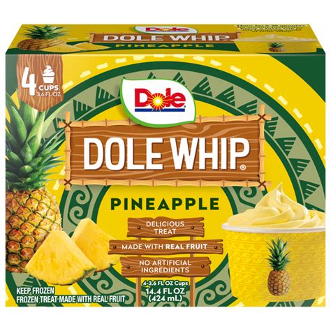 Save on Dole Whip Frozen Treat Cups Pineapple - 4 ct Order Online Delivery | Giant