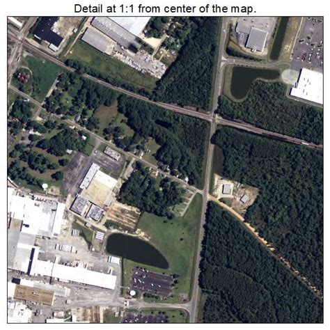 Aerial Photography Map of Hazlehurst, GA Georgia