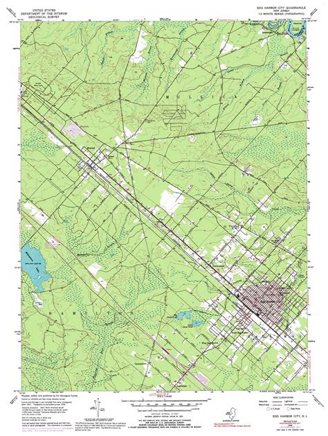 Egg Harbor City topographic map 1:24,000 scale, New Jersey