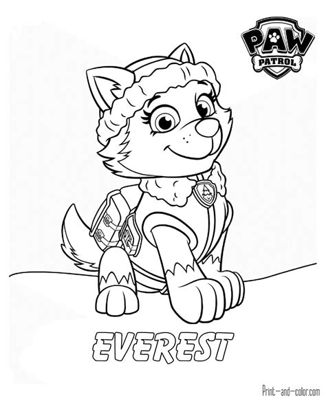 Paw Patrol coloring pages | Print and Color.com | Paw patrol coloring, Paw patrol coloring pages ...