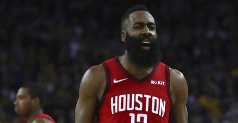 Rockets' James Harden temporarily left Warriors game after getting elbowed