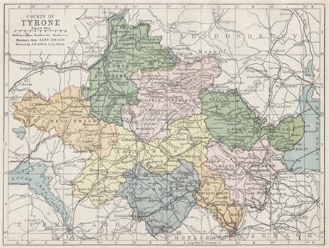 Map of County Tyrone