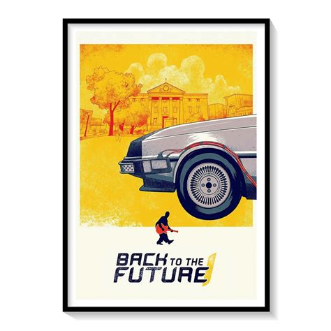 Back to the Future (1985) Movie Poster: Buy Hollywood & Famous Movie Posters – Dessine Art