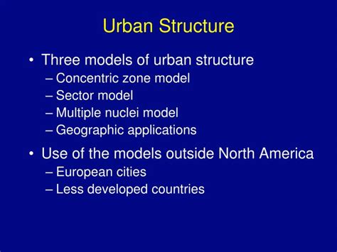 PPT - Urban Structure PowerPoint Presentation, free download - ID:2837023