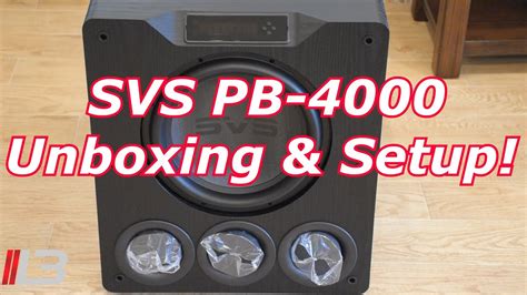 New SVS PB-4000 Subwoofer Unboxing & Setup!! Watch The Driver Work ...