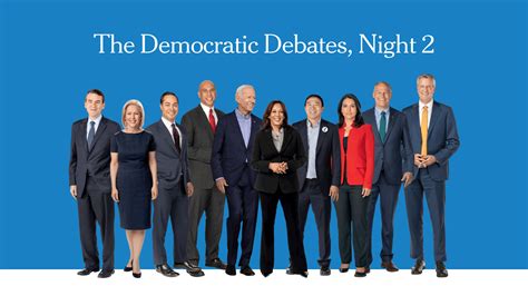 A Rematch at Centerstage: Democratic Debates, Night 2 - The New York Times