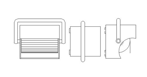 Toilet Paper Holder Cad Block In Autocad Dwg File Cadbull | sexiezpix ...