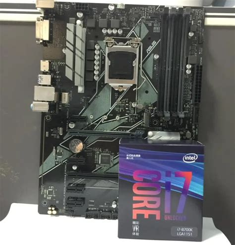 Asus PRIME Z370 P Desktop Motherboard LGA 1151 With I7 8700K I7 8700K ...