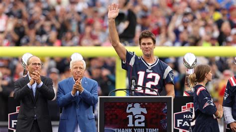 Tom Brady halftime ceremony: Patriots celebrate legend, announce QB ...