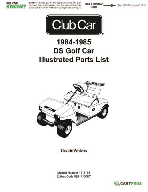 Club Car DS Manuals - Golf Cart Parts, Manuals & Accessories | CartPros