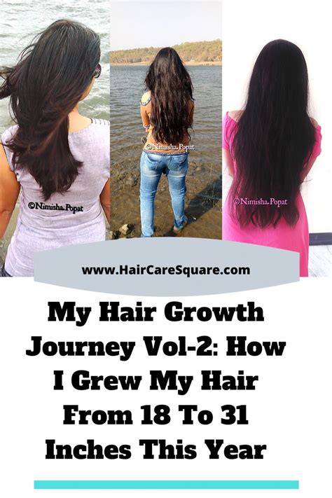 My Hair Growth Journey Vol-2: How I Grew My Hair From 18 To 31 Inches ...