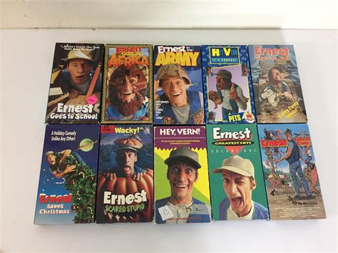 Lot of 10 Ernest Saves Christmas, Goes to Jail, Scared Stupid (VHS ...