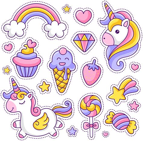 Papercraft Labels, Stickers & Tags Paper, Party & Kids Unicorn Stickers etna.com.pe