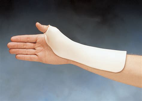 Radial Based Thumb Spica Precut Splint | North Coast Medical