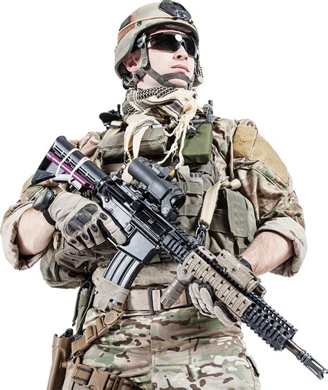 Army Soldier Vector PNG