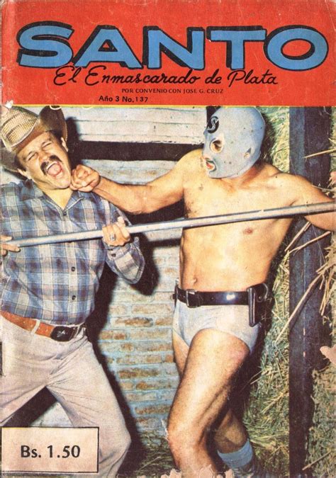 Santo, El Enmascarado de Plata Nº 137 | Luchador, Comic covers, Lucha libre