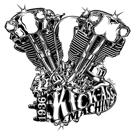 #Design #motorcycles | Bike art, Harley