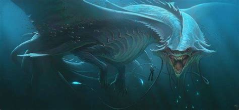 digital Art, Fantasy Art, Creature, Sea Monsters, Underwater, Sea, Men ...