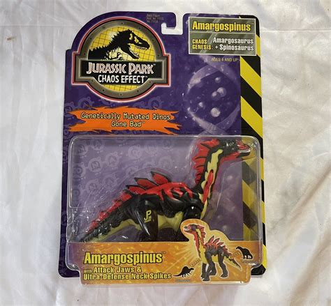 1998 Amargospinus JURASSIC PARK Chaos Effect KENNER MOC Mint Card ...