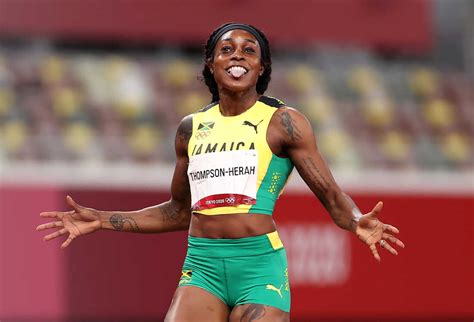 Jamaican Sprinter Elaine Thompson-Herah Wins Historic 'Double-Double' In Track : Live Updates ...