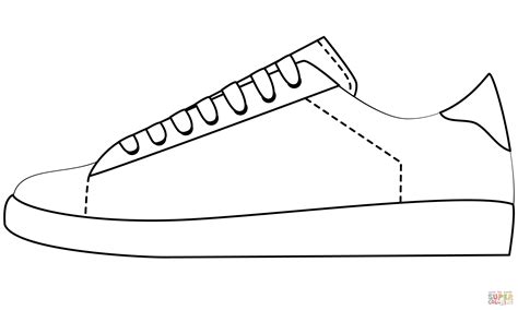 Tennis Shoe coloring page | Free Printable Coloring Pages