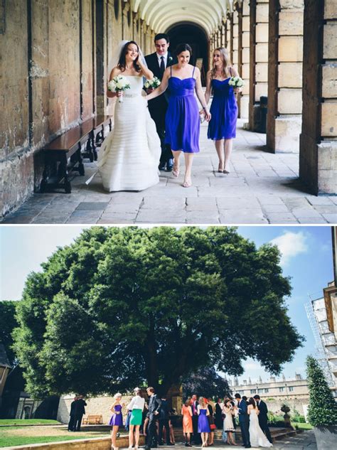 Elegant Contemporary Wedding At The Bodleian Library Queens College ...