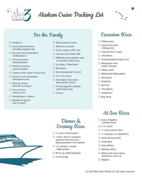 The Ultimate Alaska Cruise Packing List (+ PDF Printable)