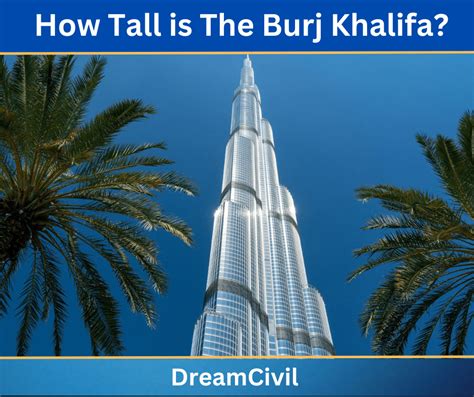 How Tall is The Burj Khalifa? : With 29 Facts & Construction Timeline ...