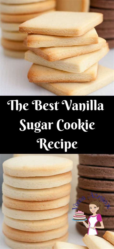 The Best Vanilla Sugar Cookies Recipe - Veena Azmanov