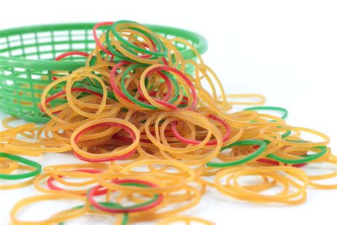 Close View Small Rubber Bands Stock Photo - Image of elastic, vibrant: 117853306