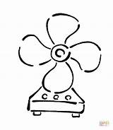 Dibujo De Ventilador Pie Para Colorear  Dibujos sketch template